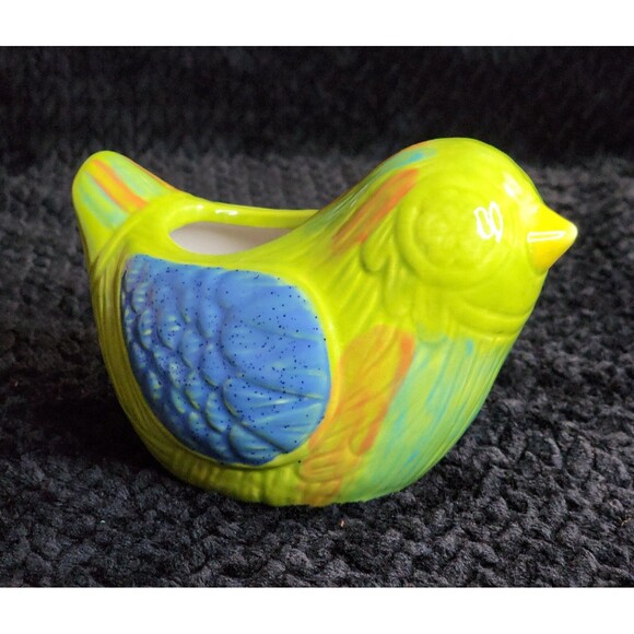 Charming Set of 3 Decorative Bird Figurines – Ceramic & Glass – Home Accents - Picture 5 of 12